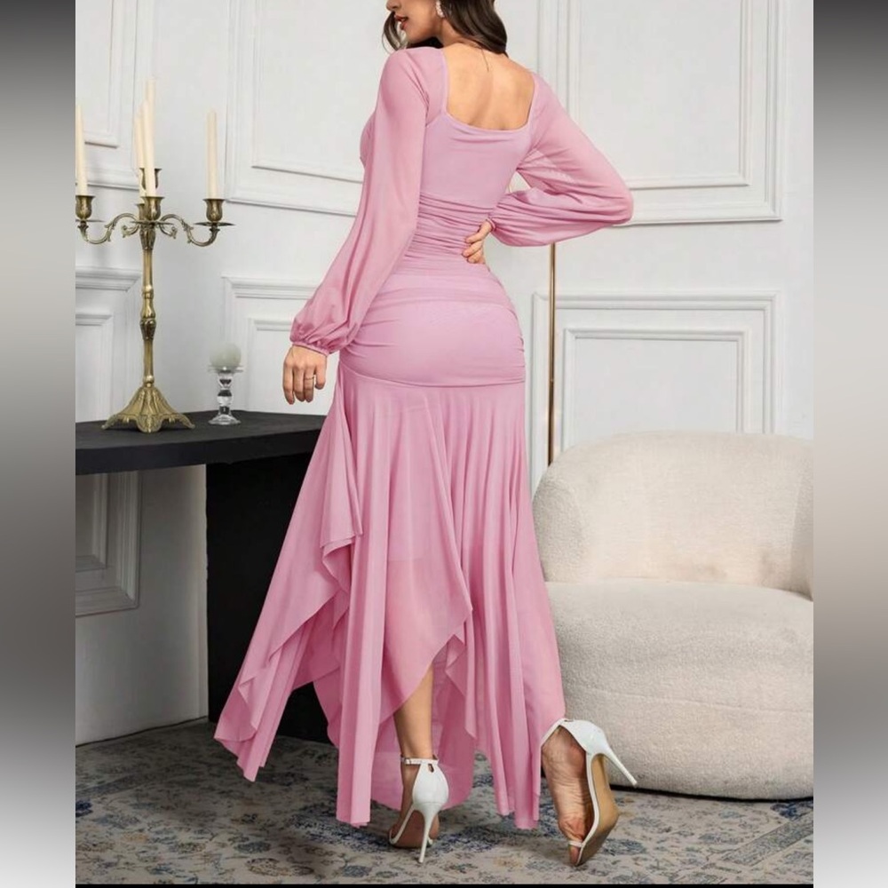 Elegant Lavender Evening Gown - Picture 14 of 16